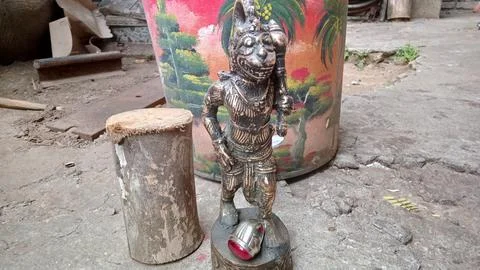 Anoman monkey statue Stock Photos