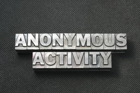 Anon activity bm Stock Photos