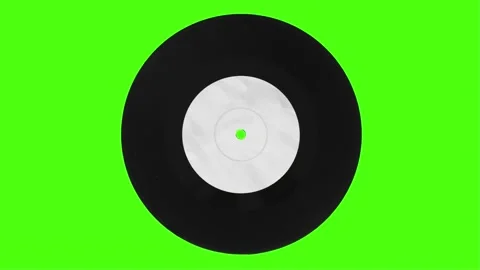 Anonymous 45 rpm single record on a white background with copy space Stock Footage 226788237