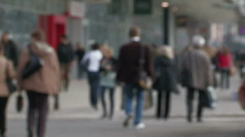 Anonymous crowd 2 Stock-Footage 744352