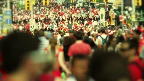 Anonymous crowd. 스톡 동영상 100442957