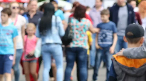 Anonymous crowd moved randomly 스톡 동영상 63503116