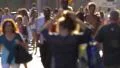 Anonymous crowd people unrecognizable pedestrians walking day New York City NYC 4k or 4k+ Resolution