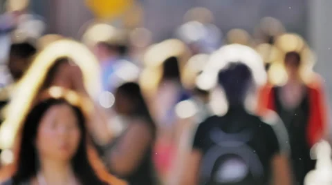 Anonymous crowd slow motion Vidéo 51622300