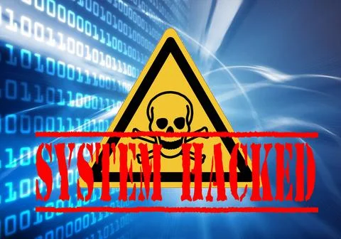 Anonymous, cyber attack threat, hacker attack Stock Photos