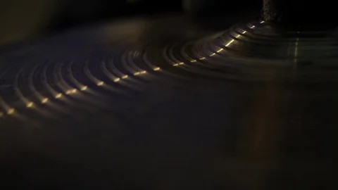 Anonymous Drummer Drumming on Stage - Close Up. Percussionist playing drums Stock Footage