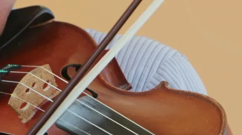 Anonymous Fiddler Close Up Stock Footage 11612233