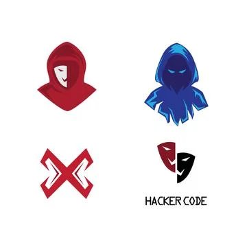 Anonymous hacker design Stock Illustration