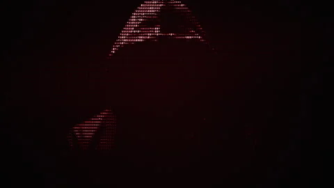 Anonymous hacker in hoodie with glitch. Dark web or darknet fraud Stock Footage 300445984