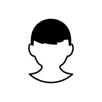 Anonymous head icon flat vector Stock Illustration