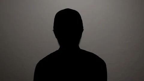 Anonymous interview with hidden identity of male secret agent Stock Footage 281777027