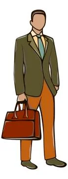 Anonymous Man Avatar Stock Illustration