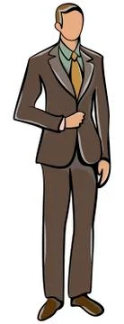 Anonymous Man Avatar Stock Illustration