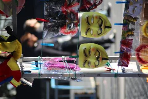 Anonymous Mask 01 Stock Photos