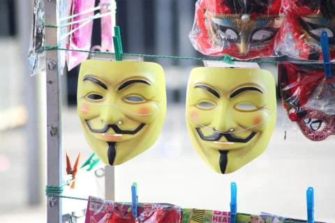 Anonymous Mask 03 Stock Photos