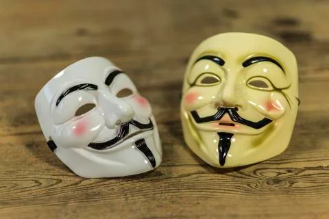Anonymous mask Stock Photos