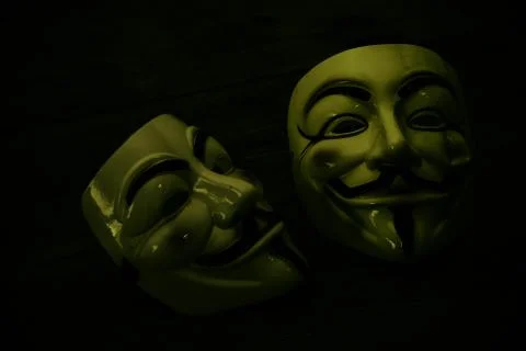 Anonymous mask Stock Photos