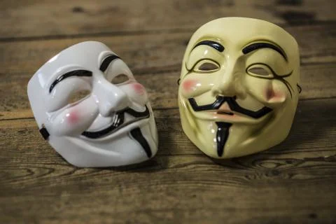 Anonymous mask Stock Photos