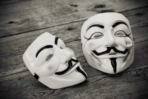 Anonymous mask Stock Photos