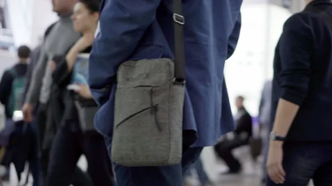 Anonymous people pass the camera. Stock Footage 236697159