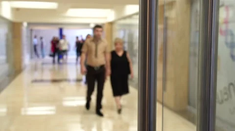 Anonymous People Walking Crowd in the Underground Stock Footage 54906881