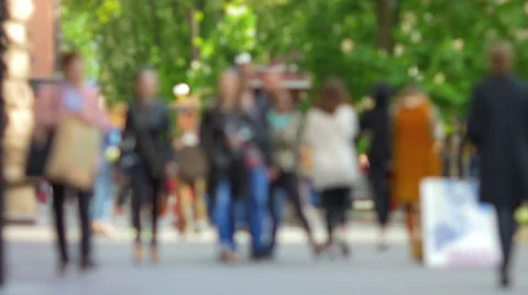 The anonymous smashed people crowd, real time capture Stock Footage 51227033