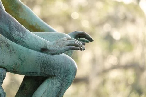 Anonymous Statue Hands Closeup Stock Photos