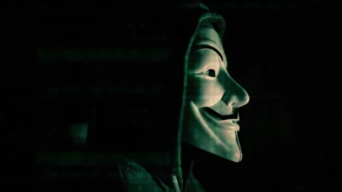 Anonymous Stock Video Matrix Code Stock Footage 221448343