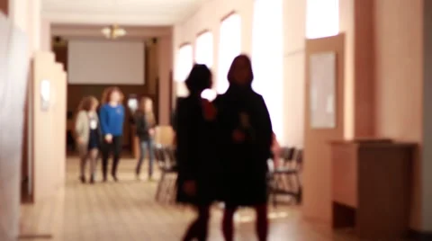 Anonymous students in a hall 動画素材 62019357