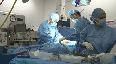 Anonymous Surgery Theatre Operation Procedure Stock Footage 47720506
