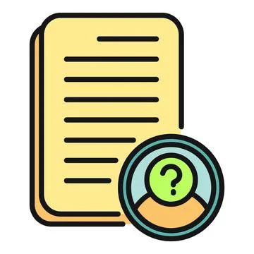Anonymous user identity document and privacy concept Stock Illustration
