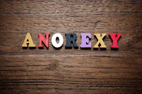 Anorexia concept view Stock Photos