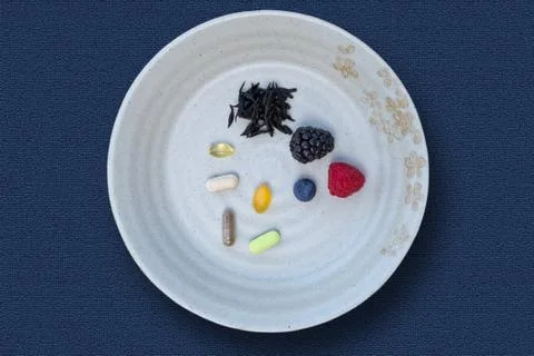 Anorexia on a diet Foto stock