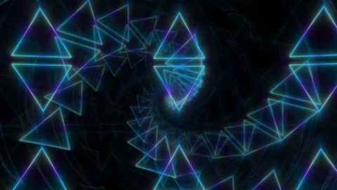 Another Dimension Glowing Forms Stock Footage 122839811