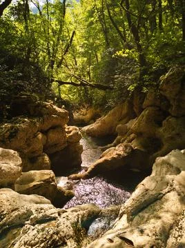 Another layered waterfall Stock Photos