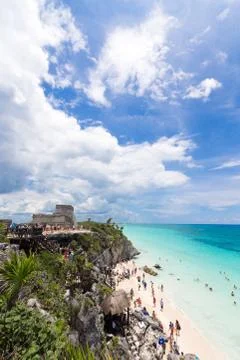 Another nice day at tulum Stock Photos