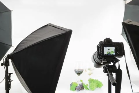 Another project in the photo studio Stock Photos