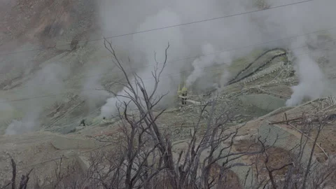 Another Sulfur Mine View 스톡 동영상 316072085