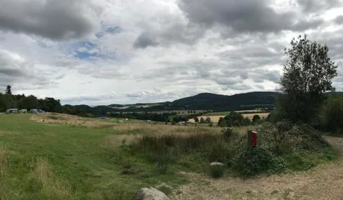 Another view from Comrie Croft, Perthshire Stockfoto's