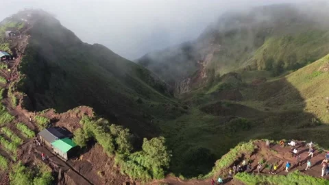 Another world in a beautiful mountain 库存影片 238695762