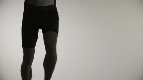 Anounymous runner Stock Footage 39561044