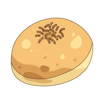Anpan Stock Illustration