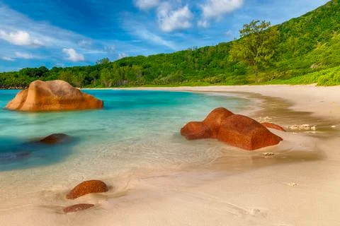 Anse Coco Foto stock