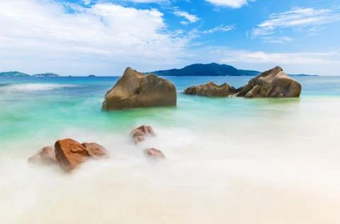 Anse Gaulettes Foto stock