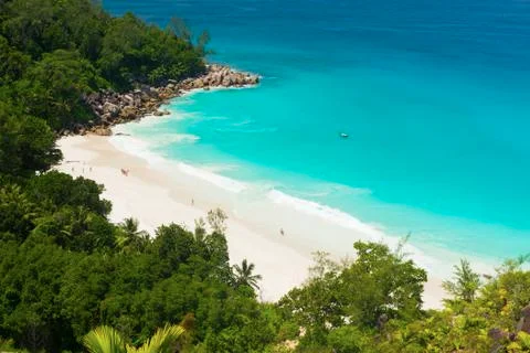 Anse Georgette Stock Photos