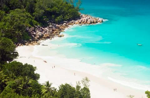 Anse Georgette Foto stock