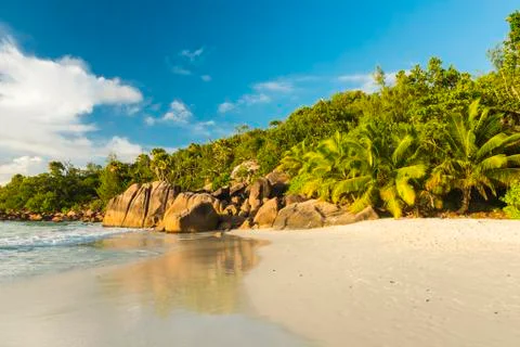 Anse Lazio Stock Photos