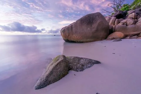 Anse Lazio Stock Photos
