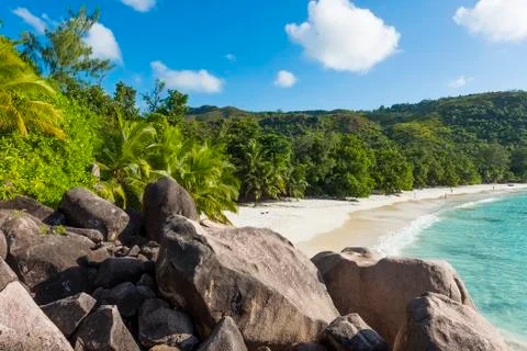 Anse Lazio Foto stock