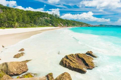 Anse Lazio Foto stock